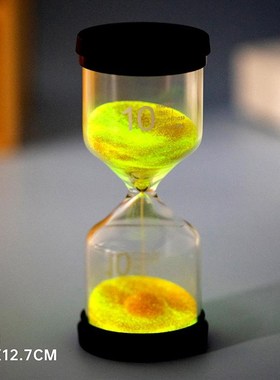 创意夜光沙漏计时器儿童防摔30分钟学习时间管理流沙六一儿童礼物