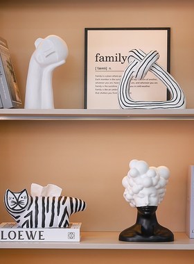 轻奢酒柜摆件现代客厅办公室电视柜家居装饰品玄关桌面工艺品