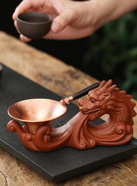 十二生肖龙家居装饰摆件办公室茶室茶桌摆设茶漏笔架精品茶宠茶玩