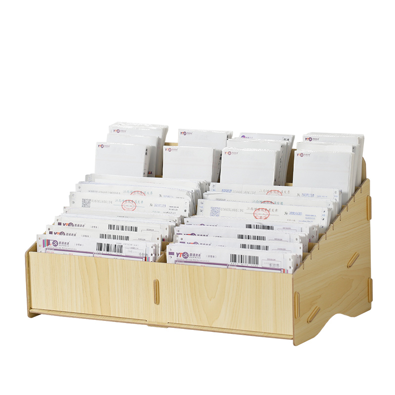 20格快递送货单电子面单收纳盒财务F单据分类整理盒凭证票据收纳 - 图3