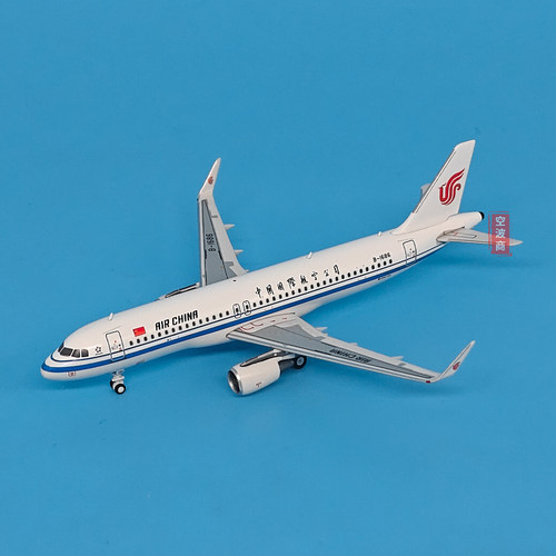 JET 1:400国际航空空客A320客机鲨鳍小翼版合金飞机模型摆件 - 图1