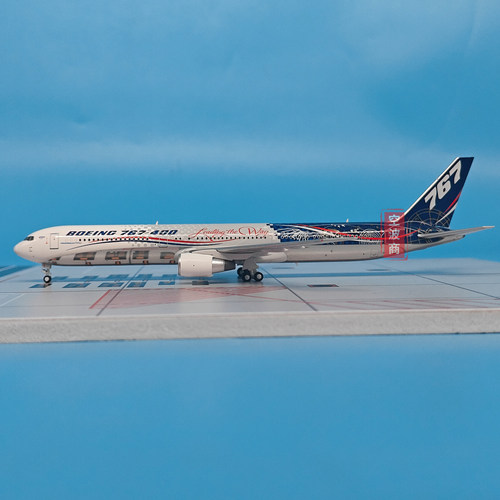 1:400波音原厂B767-432ER客机N76400飞机模型合金摆件收藏PT - 图1