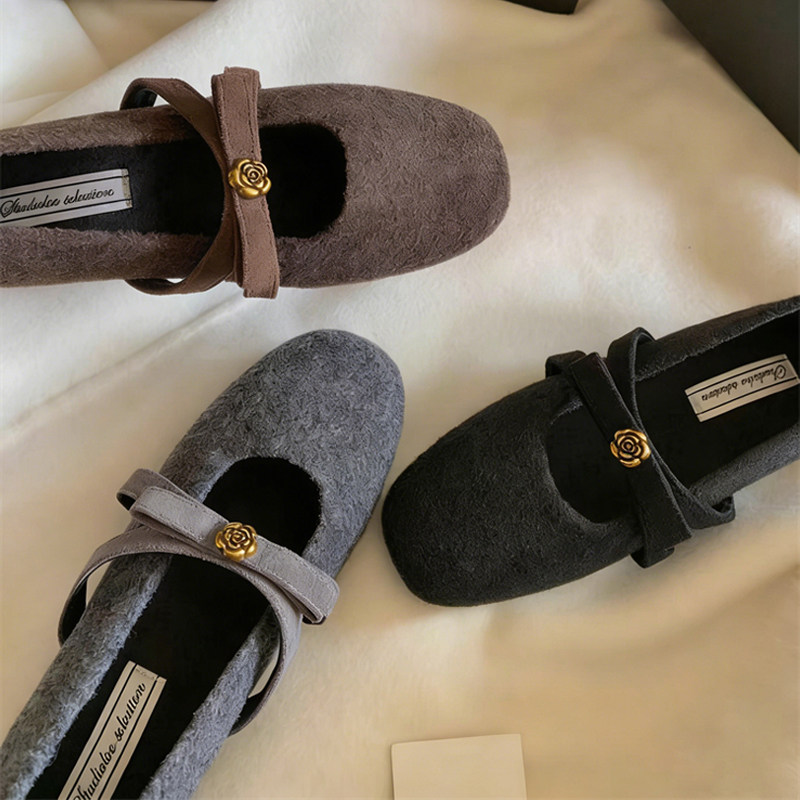 莆田鞋高品质小香风内增高玛丽珍毛毛鞋女加绒单鞋保暖棉鞋芭蕾鞋,淘宝优惠券,粉丝福利购,淘宝优惠卷