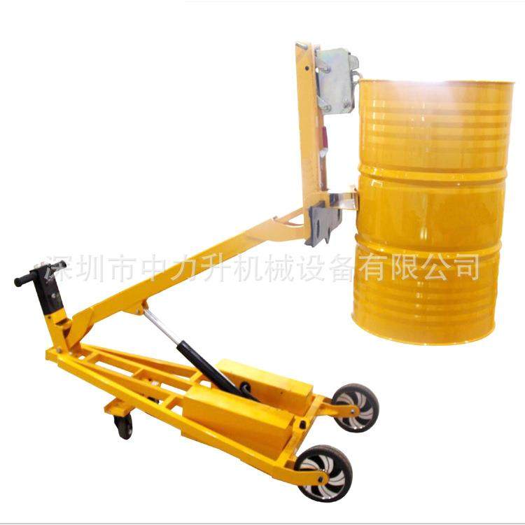 便携式电动油桶车仓库物流装卸叉车曲臂式液压升降车油桶堆高车,淘宝优惠券,粉丝福利购,淘宝优惠卷