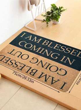 Fnac英文字母地垫入户卧室地垫亚马逊垫热销地垫地垫感地家居装饰