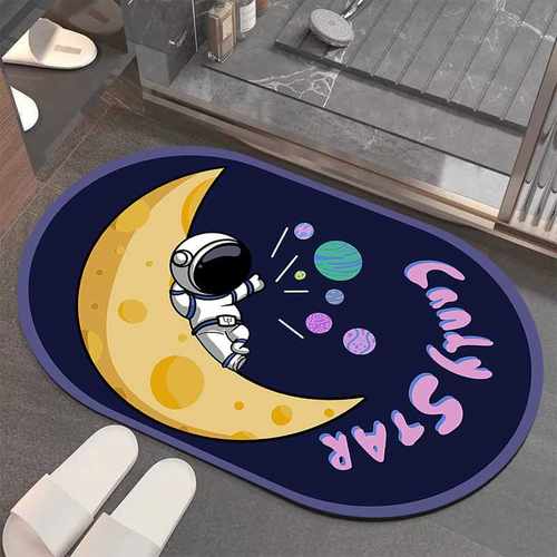 柬埔寨防滑地垫垫子卫生间进门泥浴室垫卫浴脚垫门口硅藻软垫吸水 - 图1