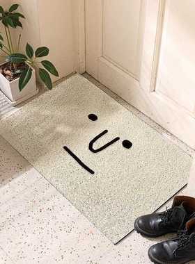 圈地蹭裁剪地垫入户脚垫家用丝防滑垫土可玄关表情刮泥门口卡通