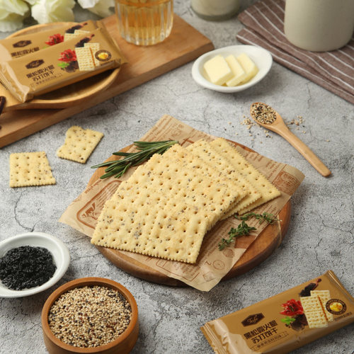会员代购Tafe黑松露火腿苏打饼干1.16kg网红下午茶休闲零食点心 - 图0