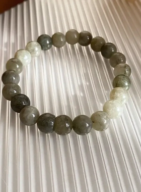 新中式蓝色天然石串珠手链新款小众简约手串时级感手饰女