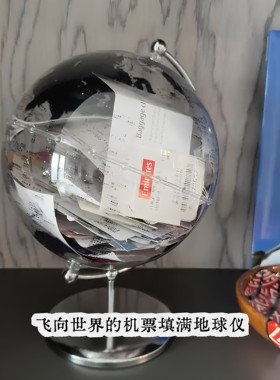【回忆存放站】地球仪旅行票据盒