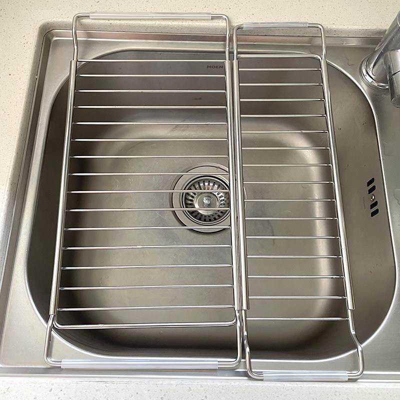 厨房餐具排水架304不锈钢家用水槽可伸缩杯和碗水控制存储架,淘宝优惠券,粉丝福利购,淘宝优惠卷