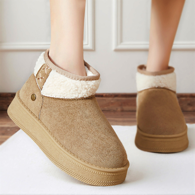 女靴加绒加厚棉靴百搭