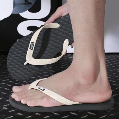 2026新款潮流男款人字拖懒人一脚蹬夹脚沙滩泳池海边时尚超软底鞋