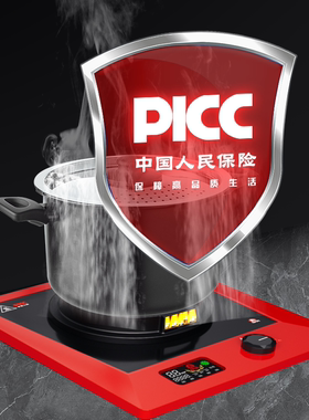 华火2500W电火灶台嵌两用赠锅