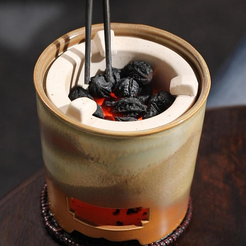 炭炉陶炉煮茶炭乌榄炭核桃炭原木果核炭 烧烤网 手工夹炭钳子炭筷,淘宝优惠券,粉丝福利购,淘宝优惠卷