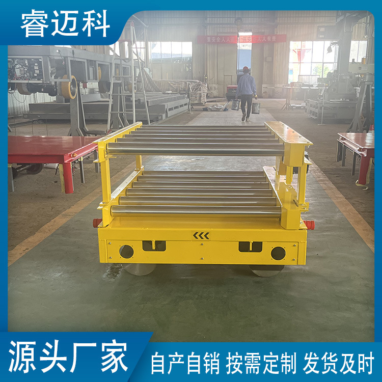 无轨电动防爆平车 车间转运蓄电池升降平板车 原地旋转搬运车 - 图1