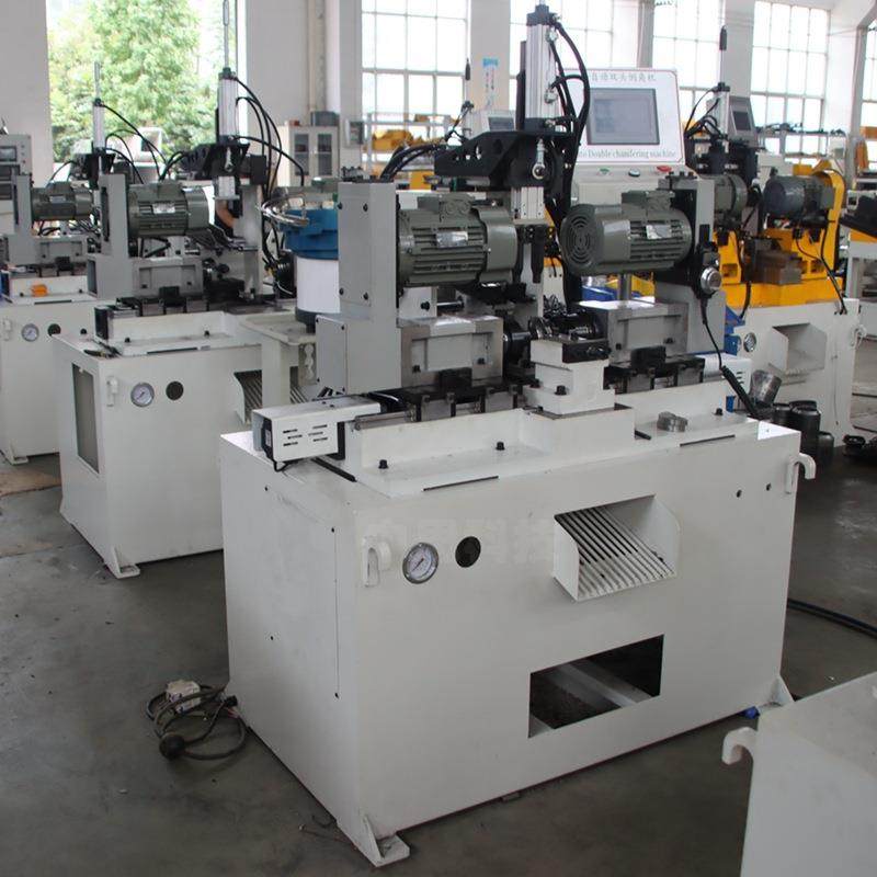 数控自动倒角机现货金属管材全自动50CNC双头倒角机型材角钢 - 图1