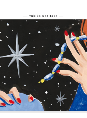 【Yukiko Noritake】拟人十二星座插画高级感趣味艺术复刻挂画芯