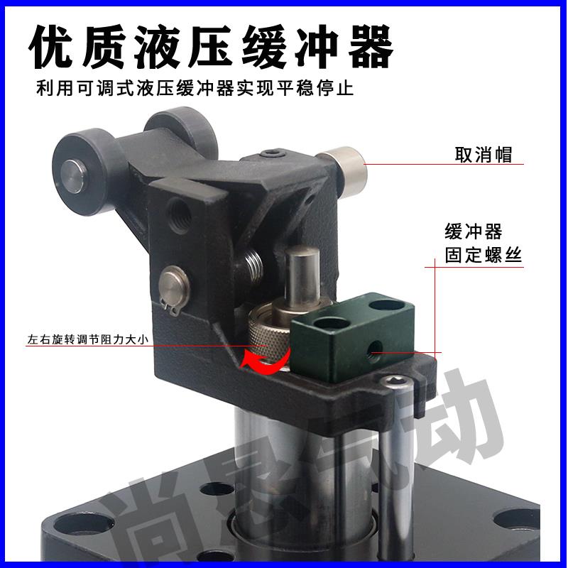 流水线阻挡器气缸TWH TWM TTH50X30SKF20 32 40 63 80*15亚德客型 - 图0