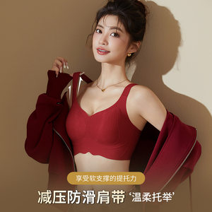 黛安芬丽格官方内衣女士聚拢防下垂矫正防外扩小胸无痕收副乳文胸