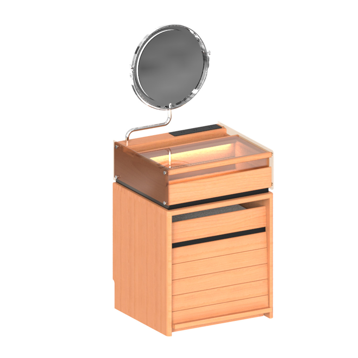 出乎生活镜湖梳妆台小型日式小户型樱桃木床头收纳卧室化妆桌,淘宝优惠券,粉丝福利购,淘宝优惠卷