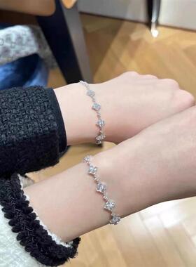 幸运四叶草星闪耀晶钻手链