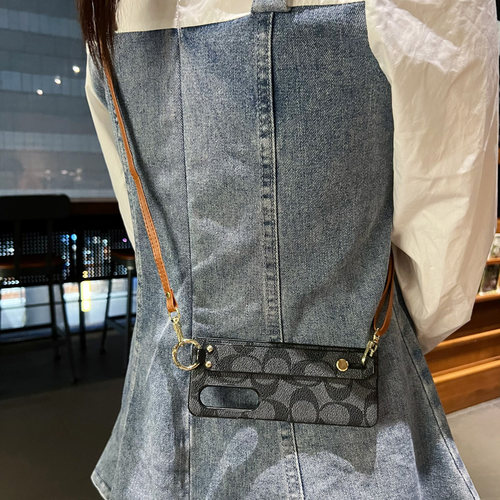 适用华为mate XS2手机壳折叠屏matexs复古腕带支架xs2高级感xs斜跨挂绳商务时尚轻奢创意蔻驰手工定制情侣女 - 图1