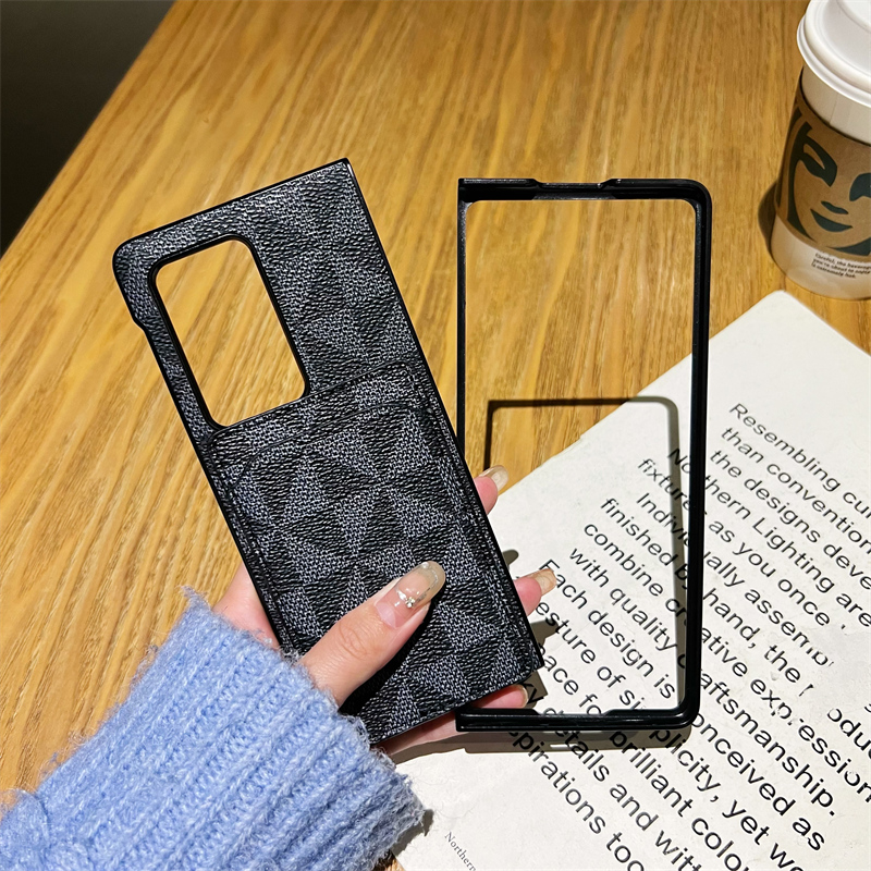 适用华为MateX5手机壳折叠屏X3皮质vs2插卡套X2/XS可装卡MateXs卡包小众便携X3典藏版挂绳防摔创意时尚简约 - 图3