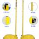 Outdoor and indoor standard badminton grid posts ABS/cast iron badminton posts mobile grid school community