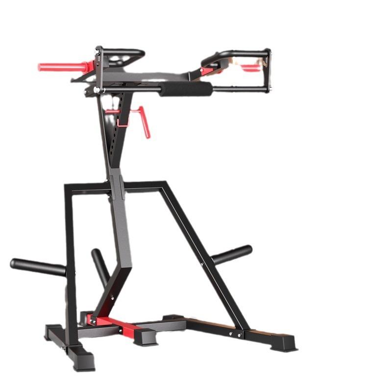 哈克深蹲机家用卧推架举重力量训练器一体机多功能深蹲架健身器材 - 图3