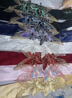 立体绣花蝴蝶腰带原创影视风汉服百搭