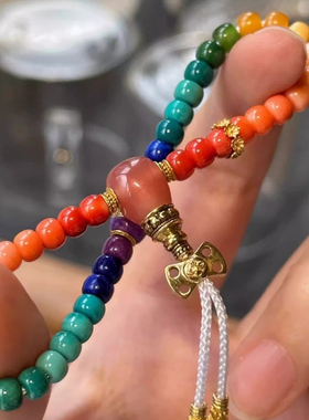 全新镀银饰品绚丽多彩渐变高颜值