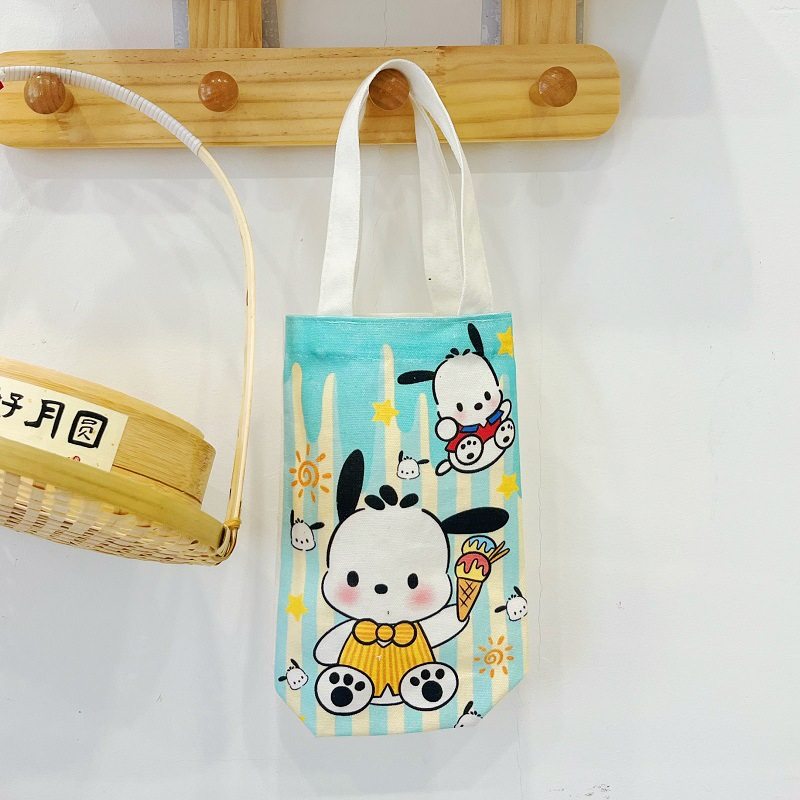 杯套保护套帆布手提收纳 创意水杯卡通可爱保温杯 个性便携帆布袋,淘宝优惠券,粉丝福利购,淘宝优惠卷