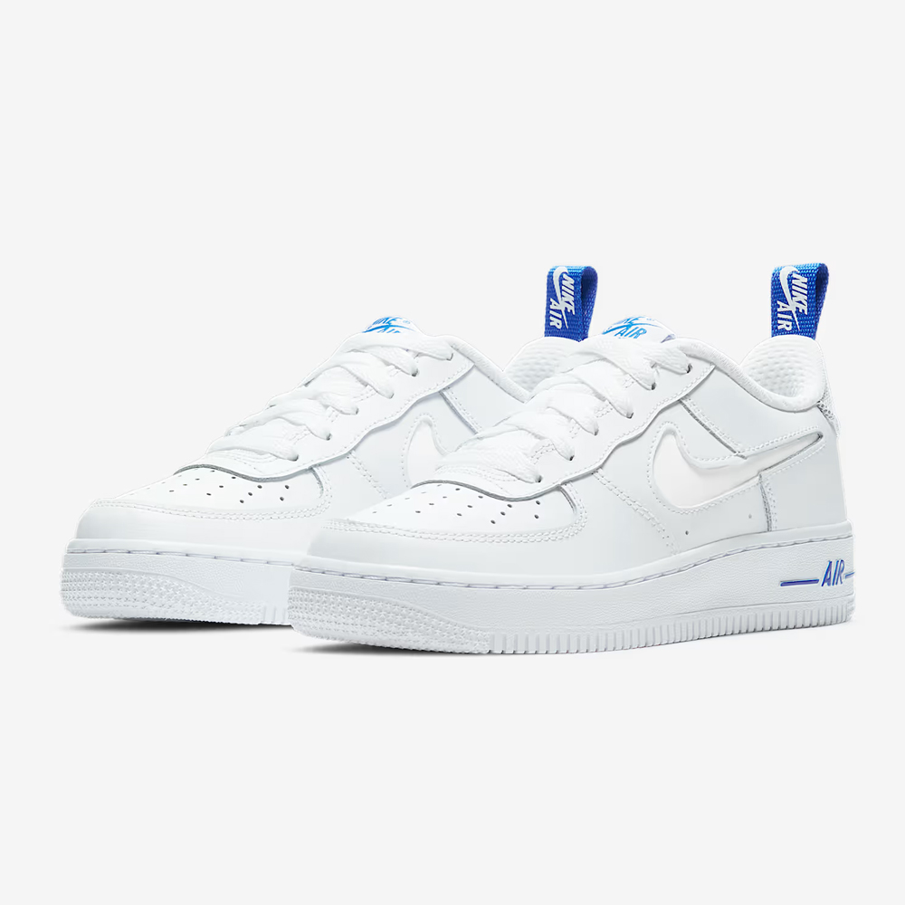 NIKE耐克大童鞋AIR FORCE 1 '07 LV8 GS运动休闲鞋DD3227-100 - 图0