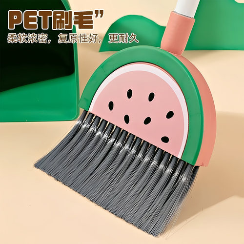 迷你小扫帚宝宝儿童组合三件套玩具扫地拖把神器家用扫把簸箕套装 - 图3