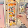 Transparent cute storage box desktop multi-layer dustproof