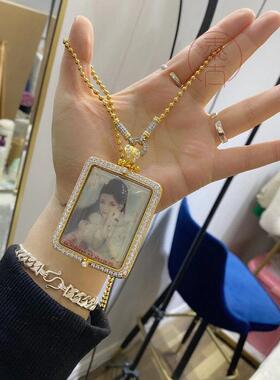 泰国原版佛牌链保色钛钢包金佛牌挂链锁骨链快拆扣百搭吊坠绳