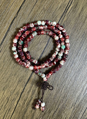 叠戴巨好看的手链女款新款串珠叠戴陶瓷手链小众精致设计冷门手链