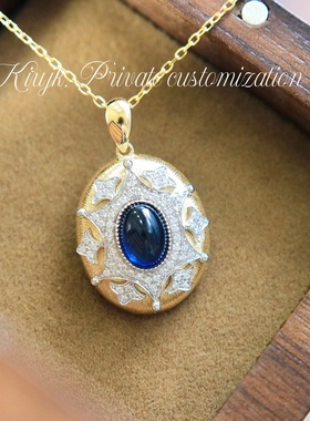 s925纯银项链女吊坠精致小众