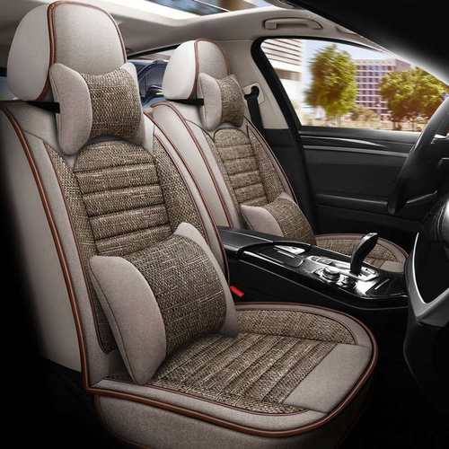 老新丰田卡罗拉13/14/15/2014/2015年款专用汽车坐垫四季亚麻座套 - 图2