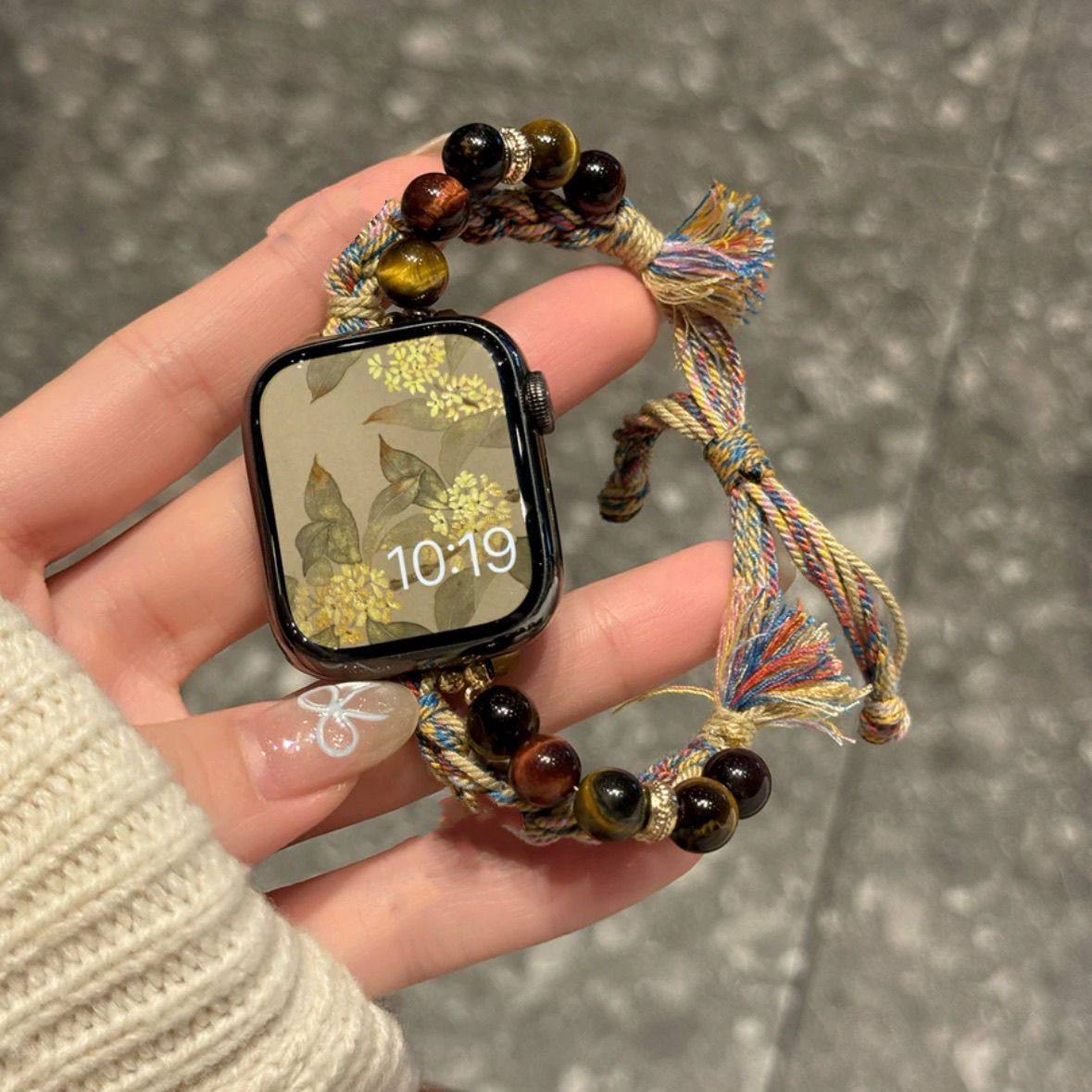 适用荣耀亲选2i表带手环9斑斓琥珀链荣耀5/4Pro/HaylouWatch表带,淘宝优惠券,粉丝福利购,淘宝优惠卷