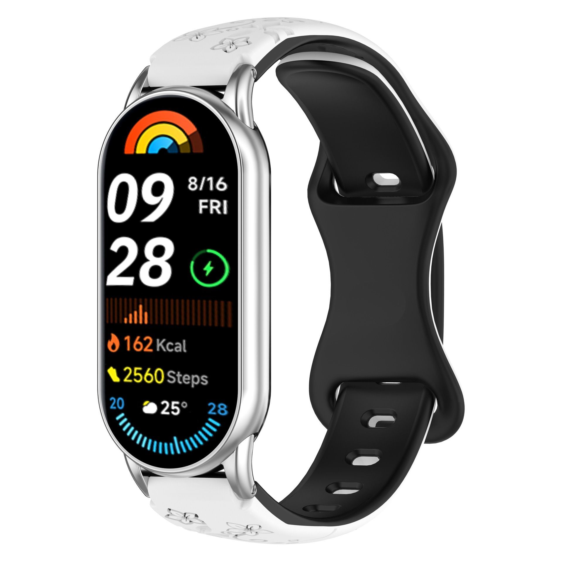 小米手环9双色镭雕硅胶表带小蛮腰通用替换带小米8 - 图2