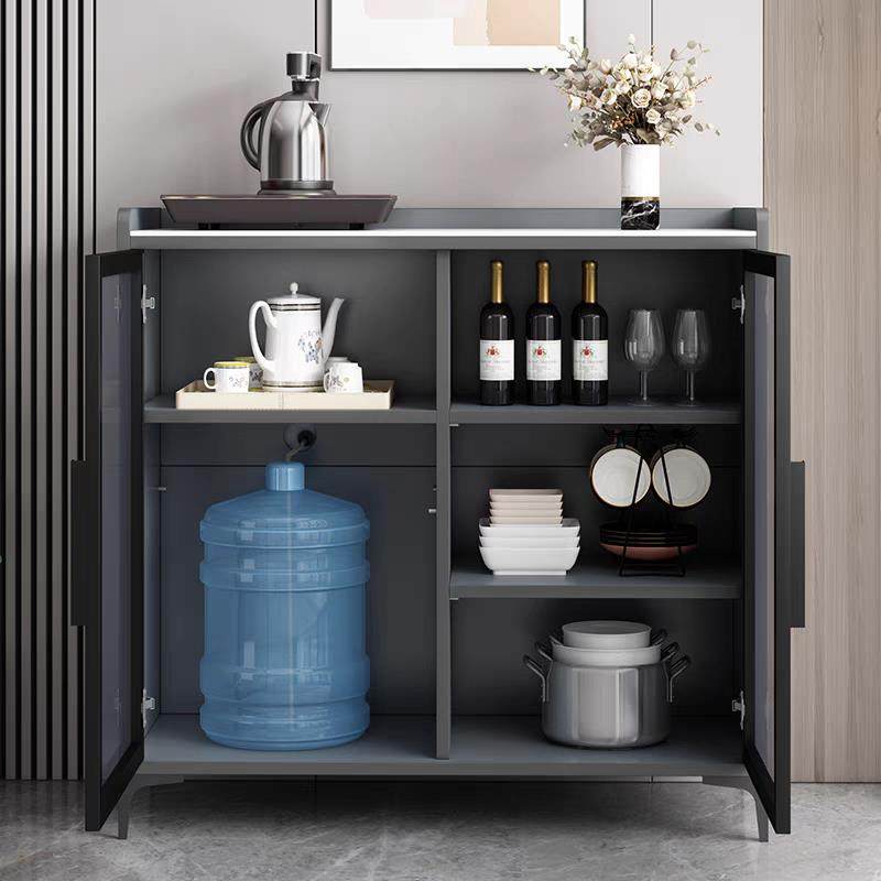 奶油风岩板储物柜办公室家用茶吧机咖啡机茶桌边柜下置水桶多功能,淘宝优惠券,粉丝福利购,淘宝优惠卷