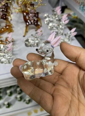 轻奢高档福鹿摆件客厅玄关酒柜电视柜现代简约艺术装饰品乔迁礼物