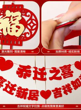 2025乔迁之喜装饰电视背景