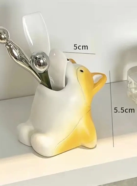 树脂可爱卡通动物牙刷架家居装饰卫生间浴室牙具置物架收纳小摆件