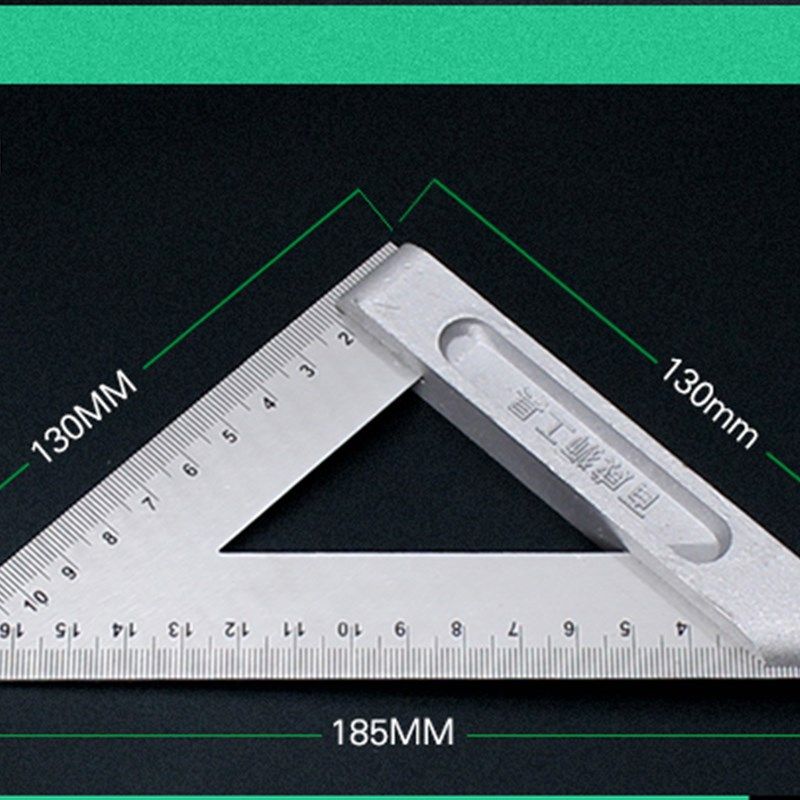 精品金力狮三角尺90度加厚铝合金三角板不绣钢45度角尺木工直角尺,淘宝优惠券,粉丝福利购,淘宝优惠卷