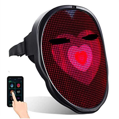 LED手势感应变脸面具APP自定义蓝牙shining mask Boywithuke直销 - 图2