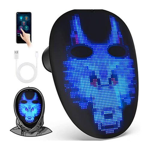 LED手势感应变脸面具APP自定义蓝牙shining mask Boywithuke直销 - 图3
