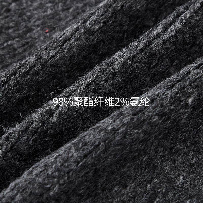 MosesQueen魔西女王灰色针织短裤女秋冬外穿直筒宽松阔腿休闲靴裤,淘宝优惠券,粉丝福利购,淘宝优惠卷